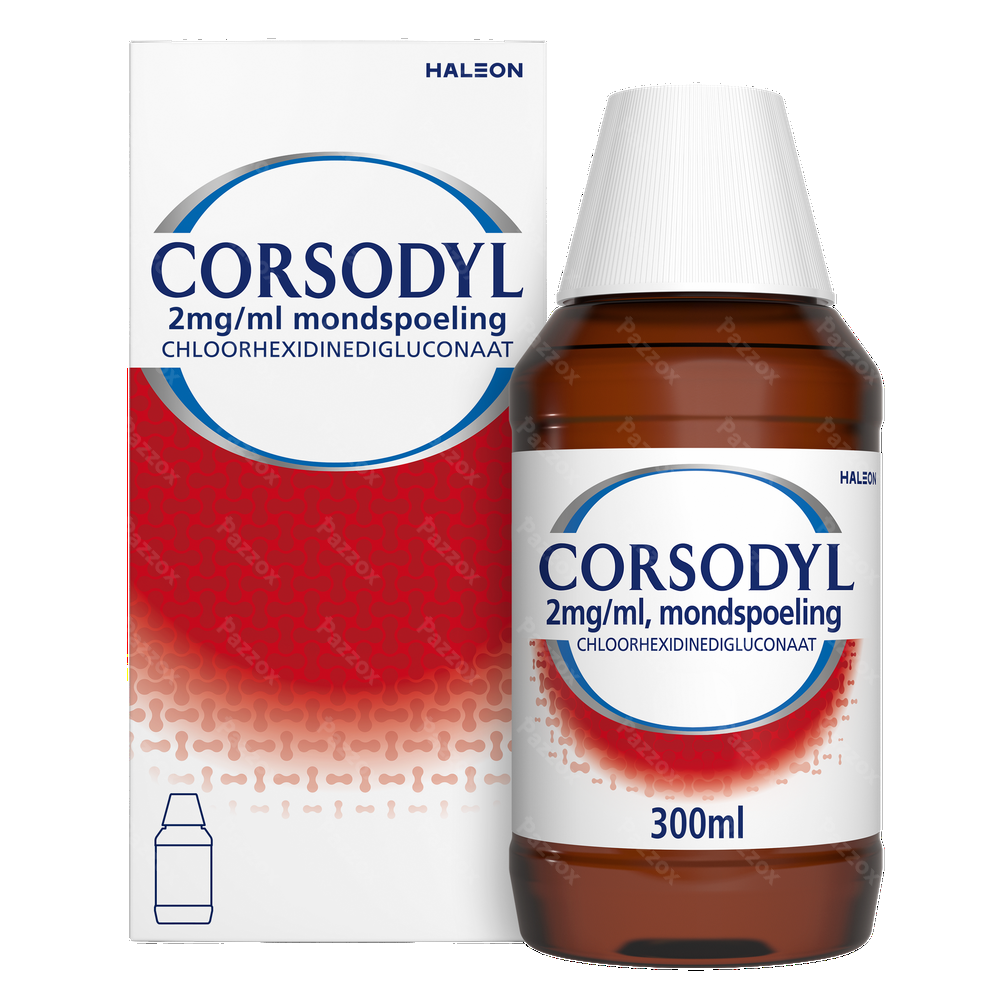 Corsodyl 2mg/ml Mondspoeling 300ml