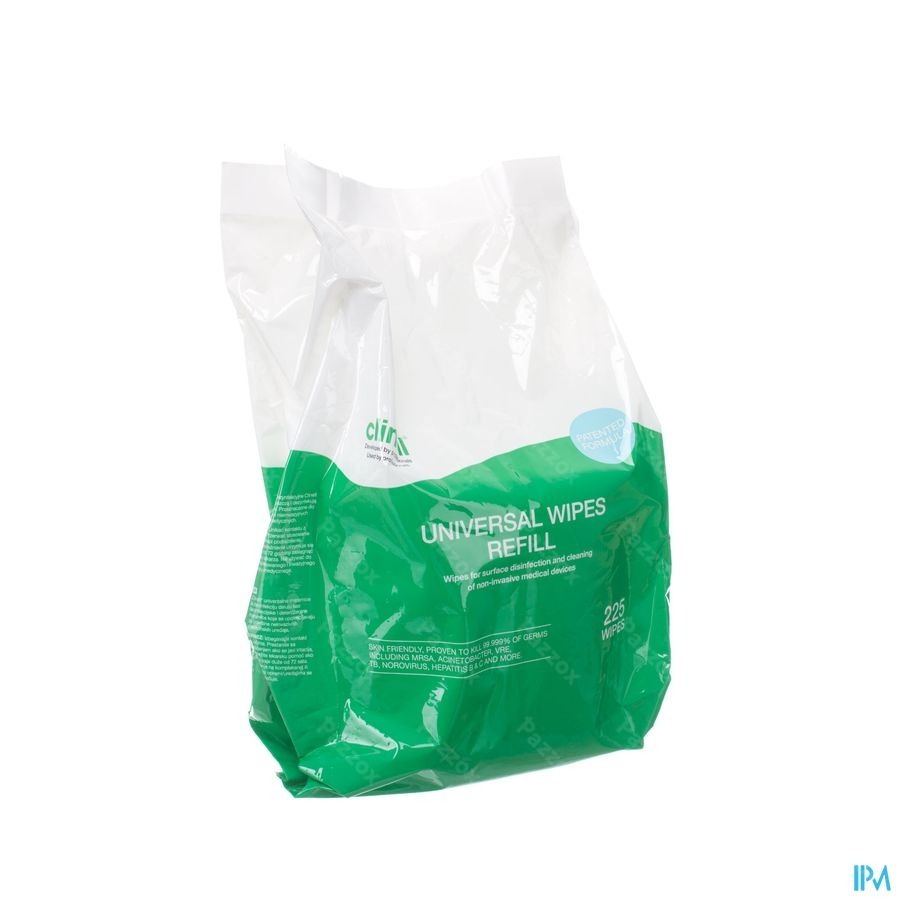 Clinell Universal Wipes Refill Bucket 225 Pcs