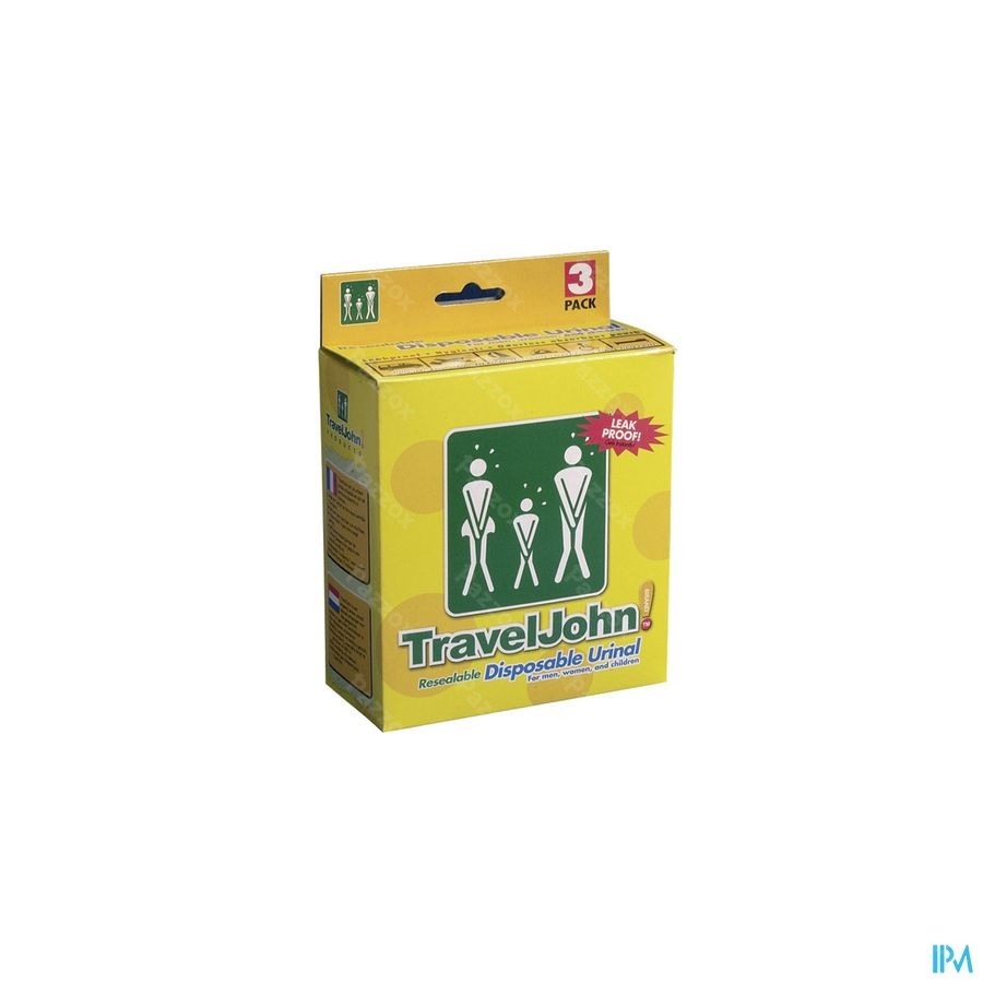 Travel John Urinaal 3x800ml
