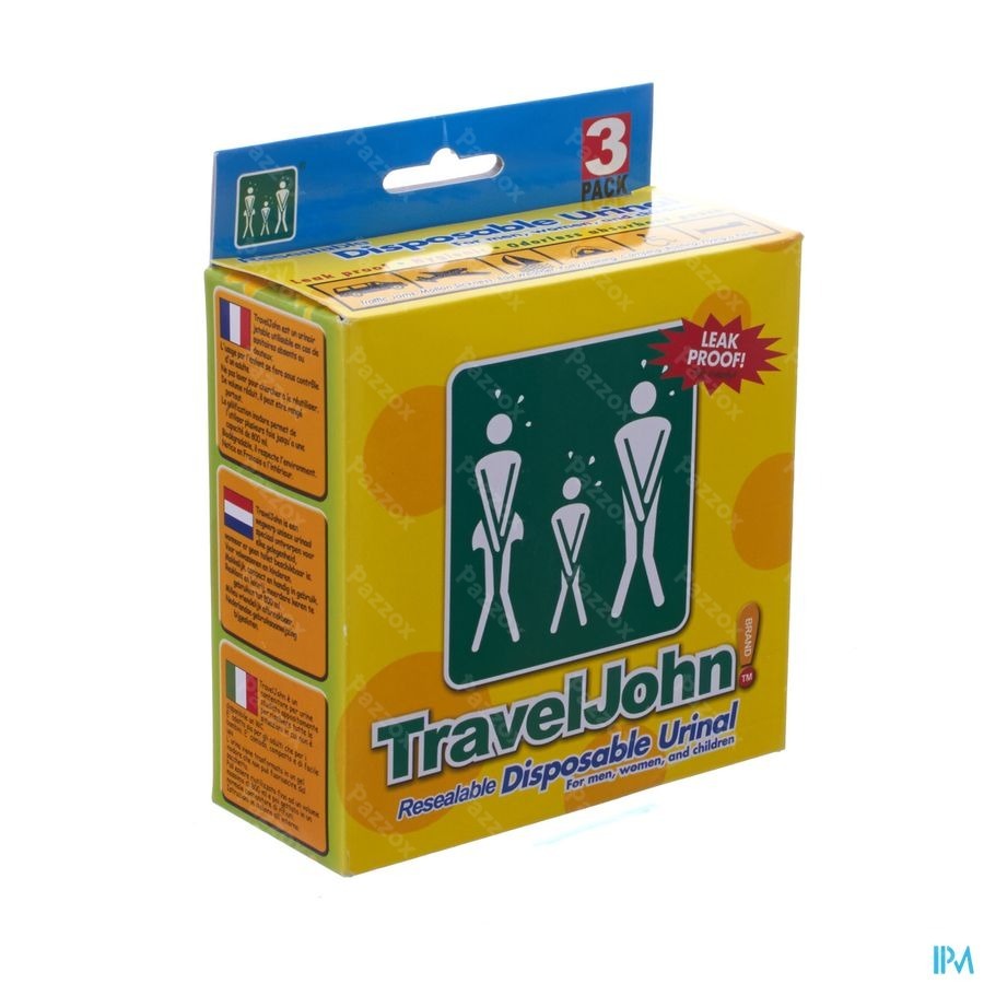 Travel John Urinaal 3x800ml