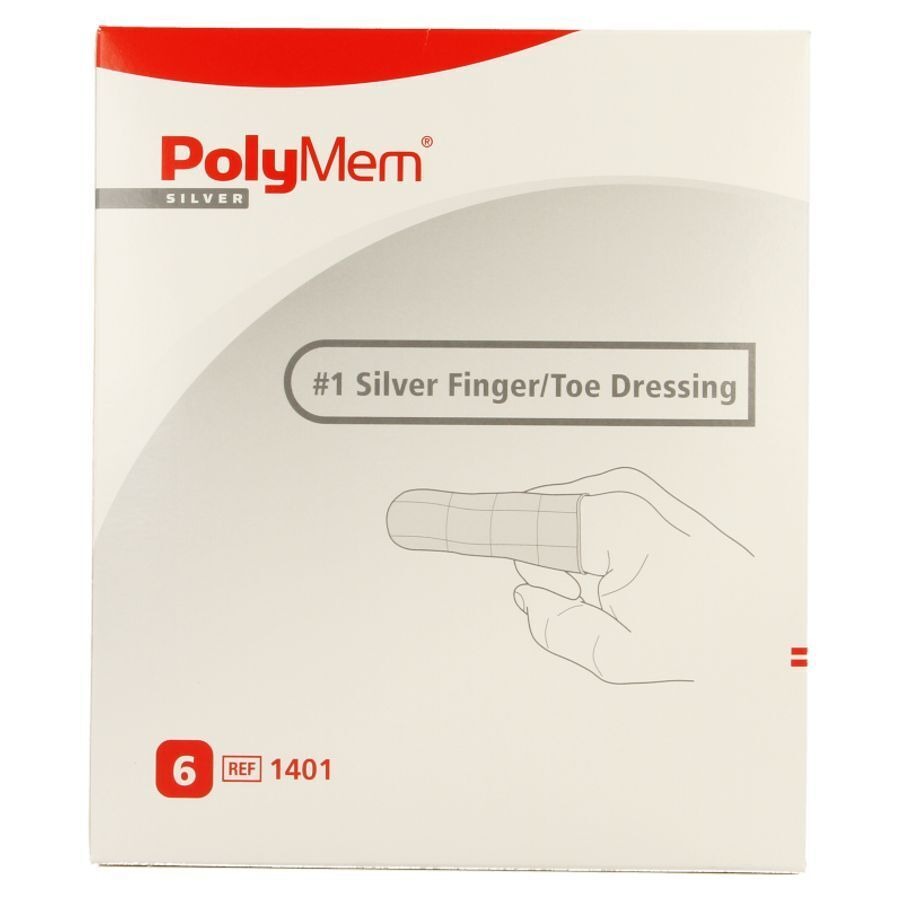 Polymem Silver Doigt/orteil Dressing Ring 4-8 6