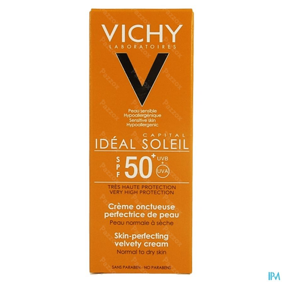 Vichy Capital Idéal Soleil Skin-perfecting Velvety cream SPF50+ 50ml