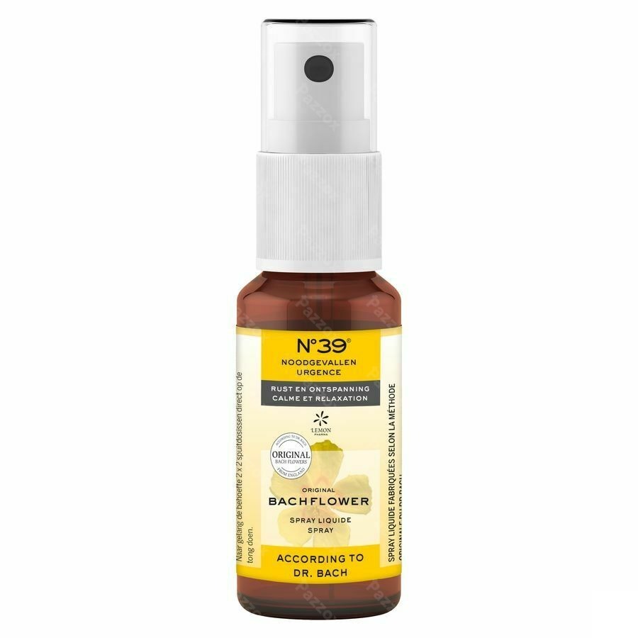 Fleurs de Bach Bio N°39 Urgence Spray 20ml