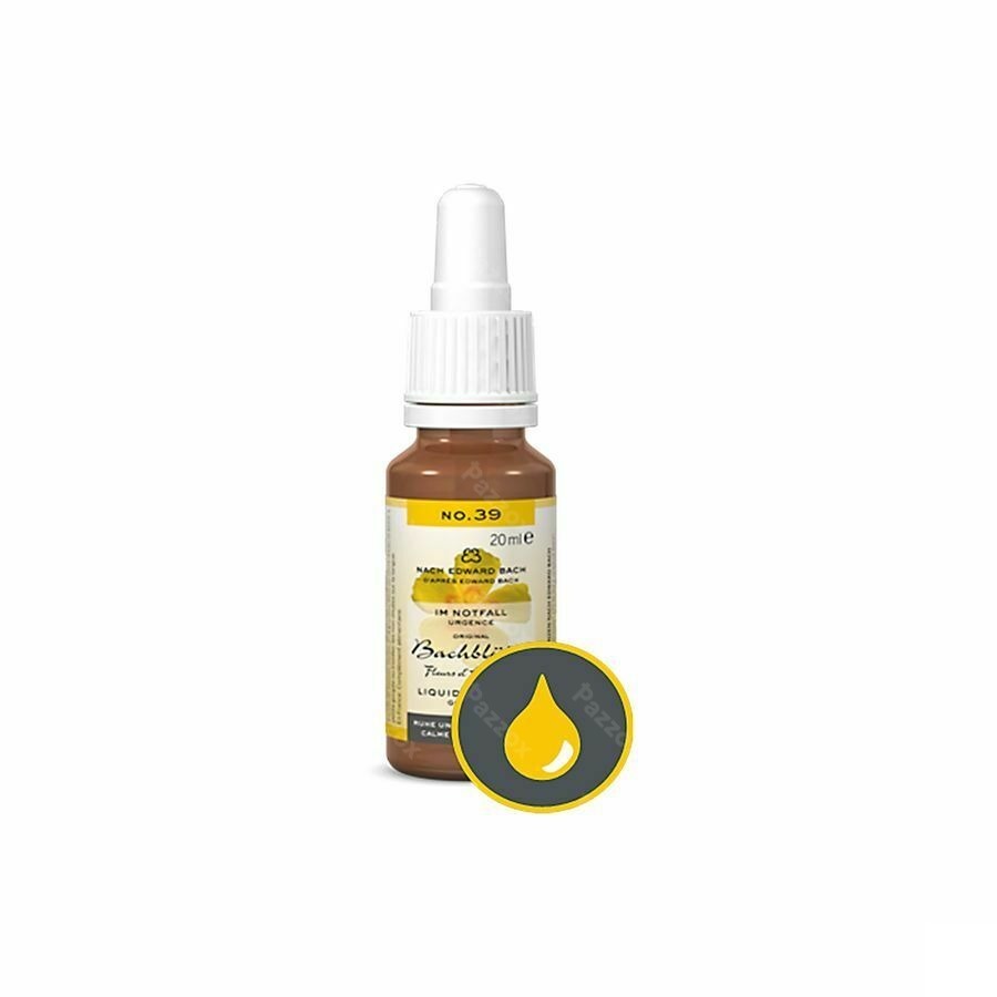 Fleurs de Bach Bio N°39 Urgence Gouttes 20ml