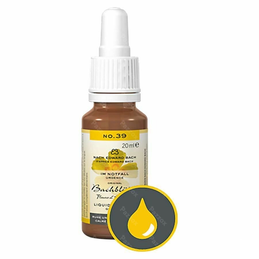 Fleurs de Bach Bio N°39 Urgence Gouttes 20ml