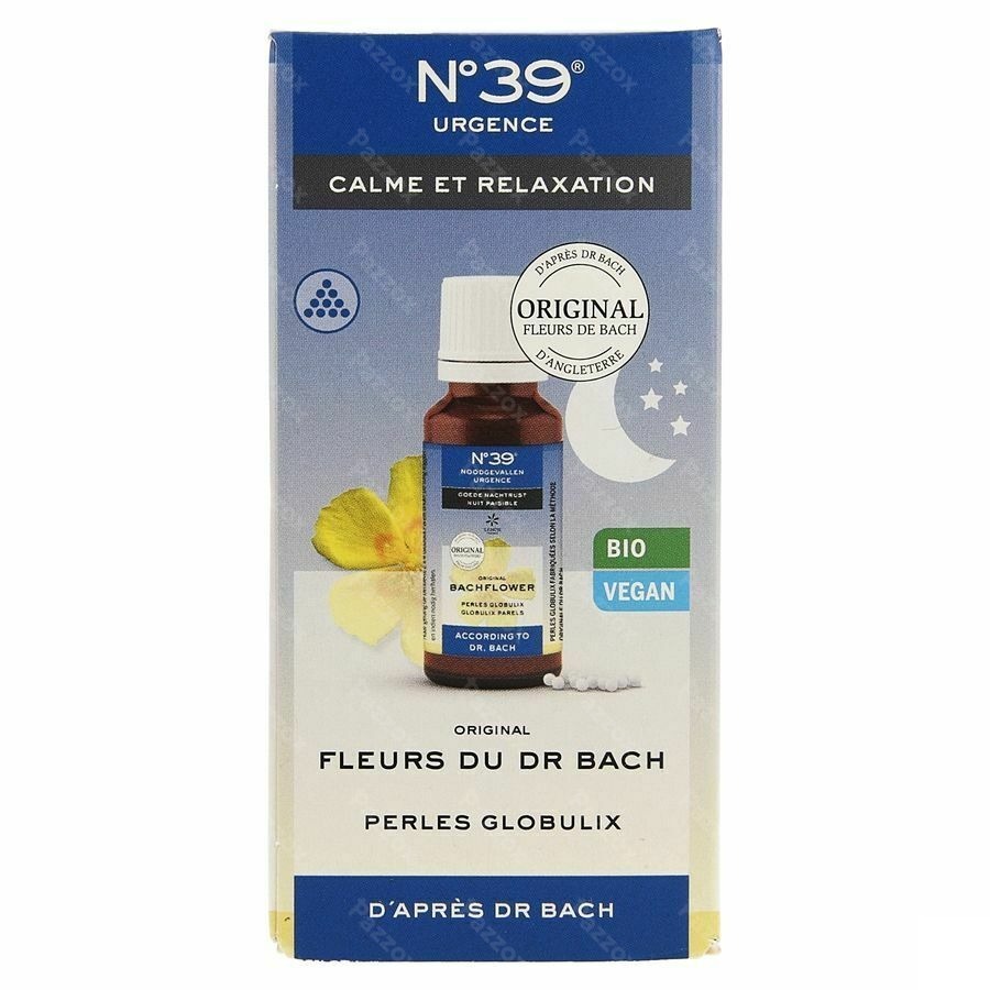 Fleurs de Bach Bio N°39 Urgence Nuit Perles 20g