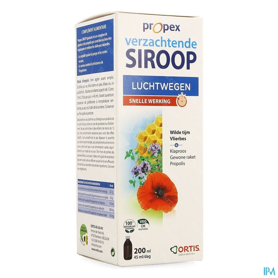 Ortis Propex Verzachtende Siroop 200ml