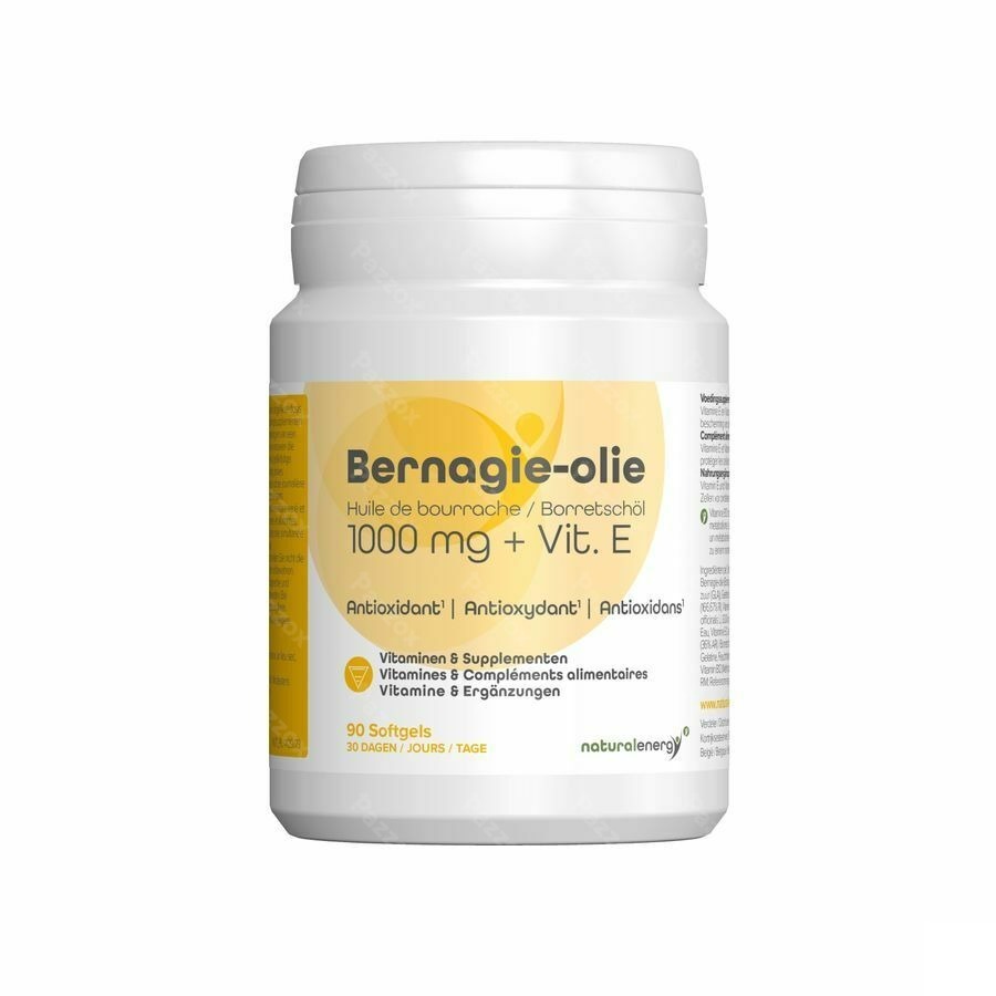 Natural Energy - Huile Bourrache Caps 90