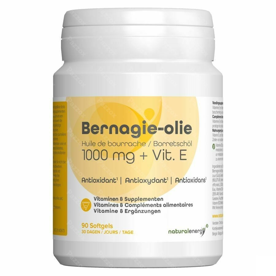 Natural Energy - Huile Bourrache Caps 90
