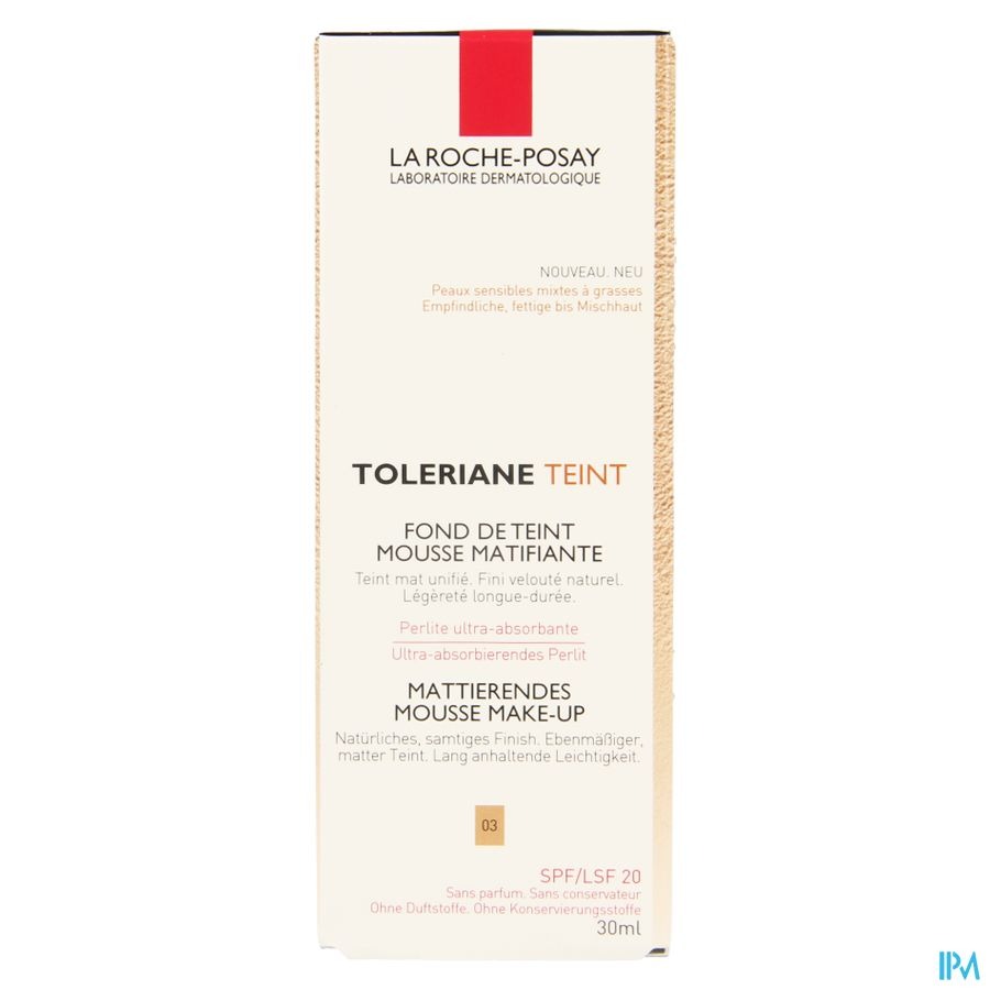 La Roche Posay Toleriane Fdt Mousse 03 30ml
