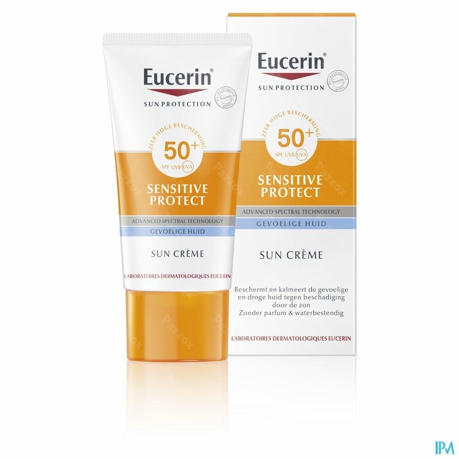 Eucerin Sun Sensitive Protect Crème Gevoelige Huid SPF50+ 50ml