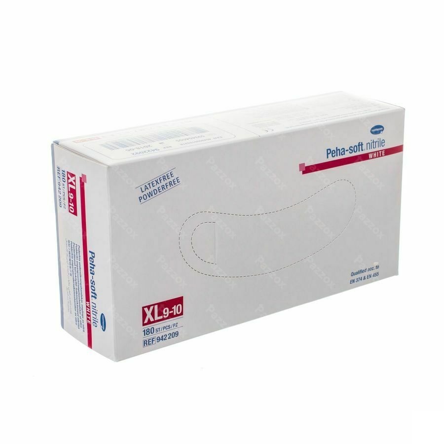 Peha Soft Handschoen Nitrile Wit Xl 180 9422096