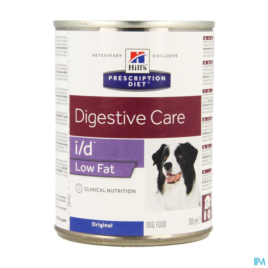 Prescription Diet Canine I/d Low Fat Blik 360g