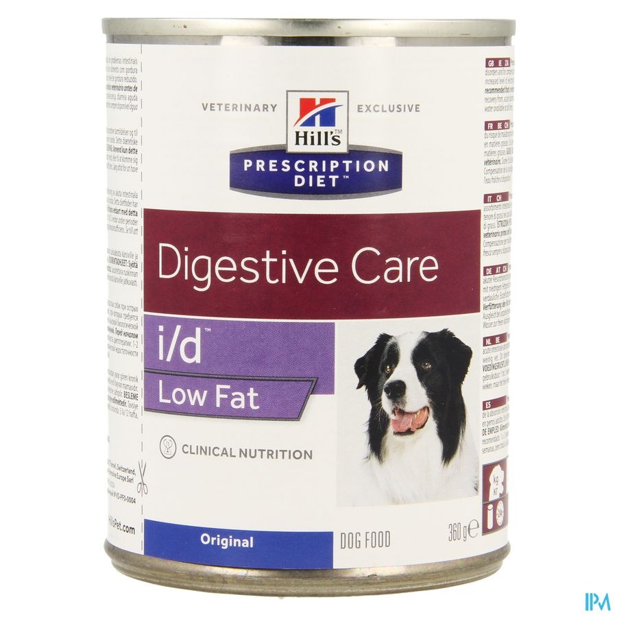 Prescription Diet Canine I/d Low Fat Blik 360g