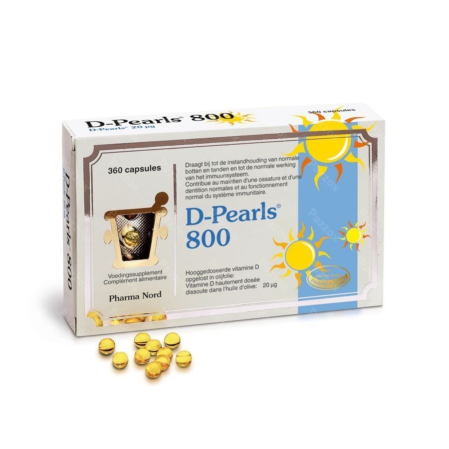 Pharma Nord D-Pearls 800 IU 360 Capsules