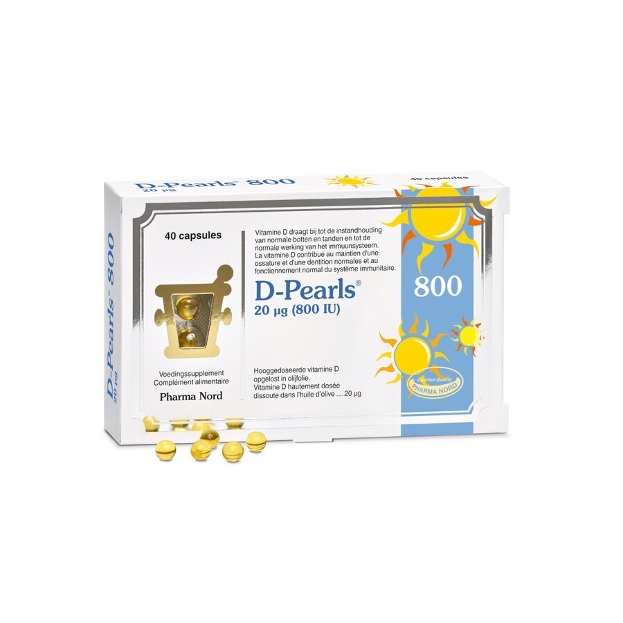 D-Pearls 800 40 Capsules