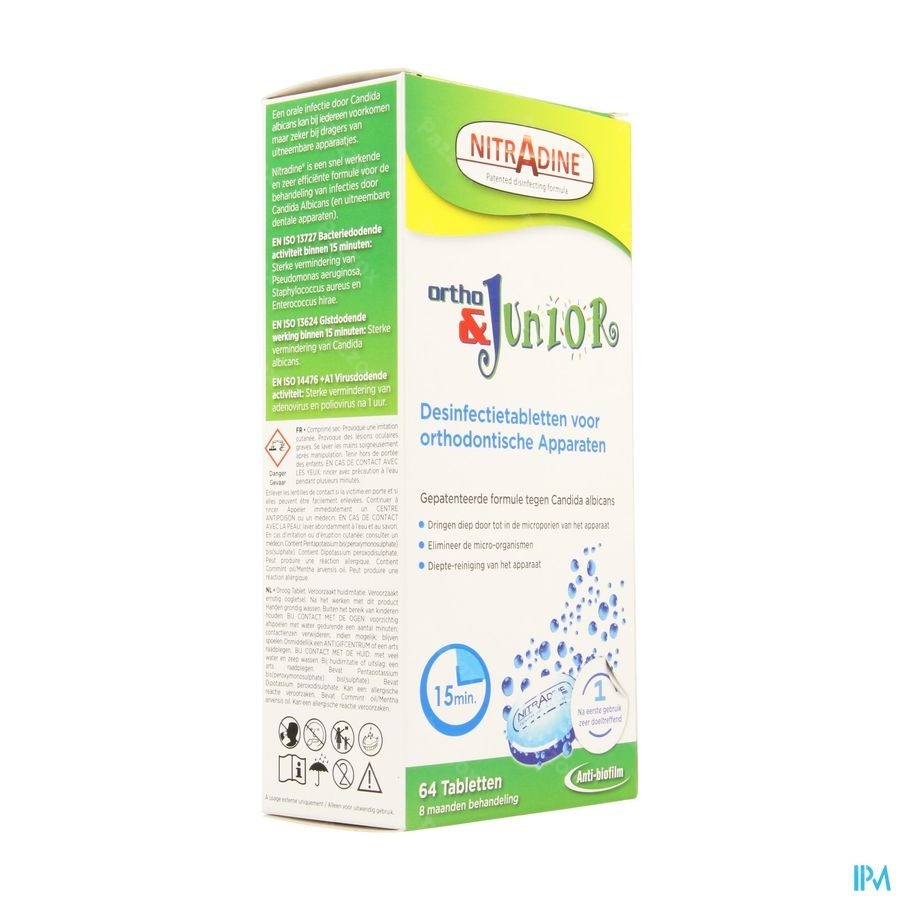 Nitradine Ortho & Junior Tabl 64