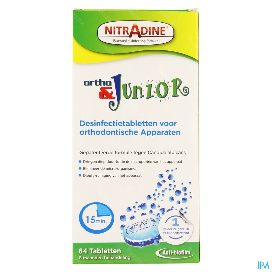 Nitradine Ortho & Junior Tabl 64