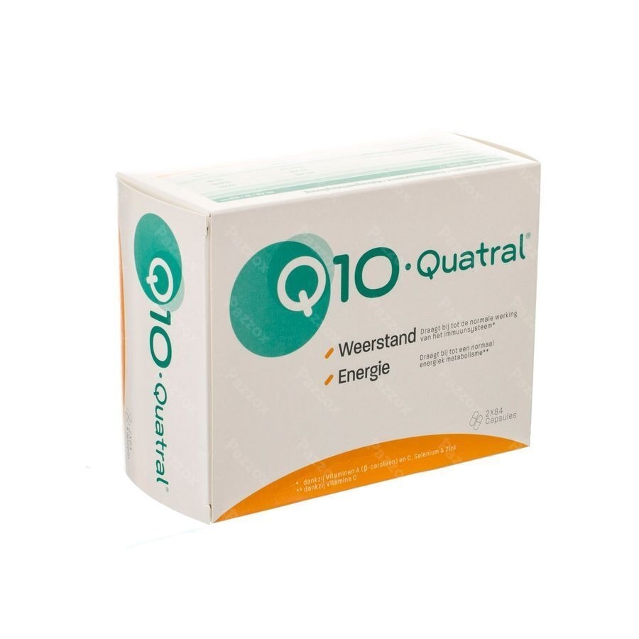Q10-quatral Voedingssupplement Weerstand & Energie 168 Capsules