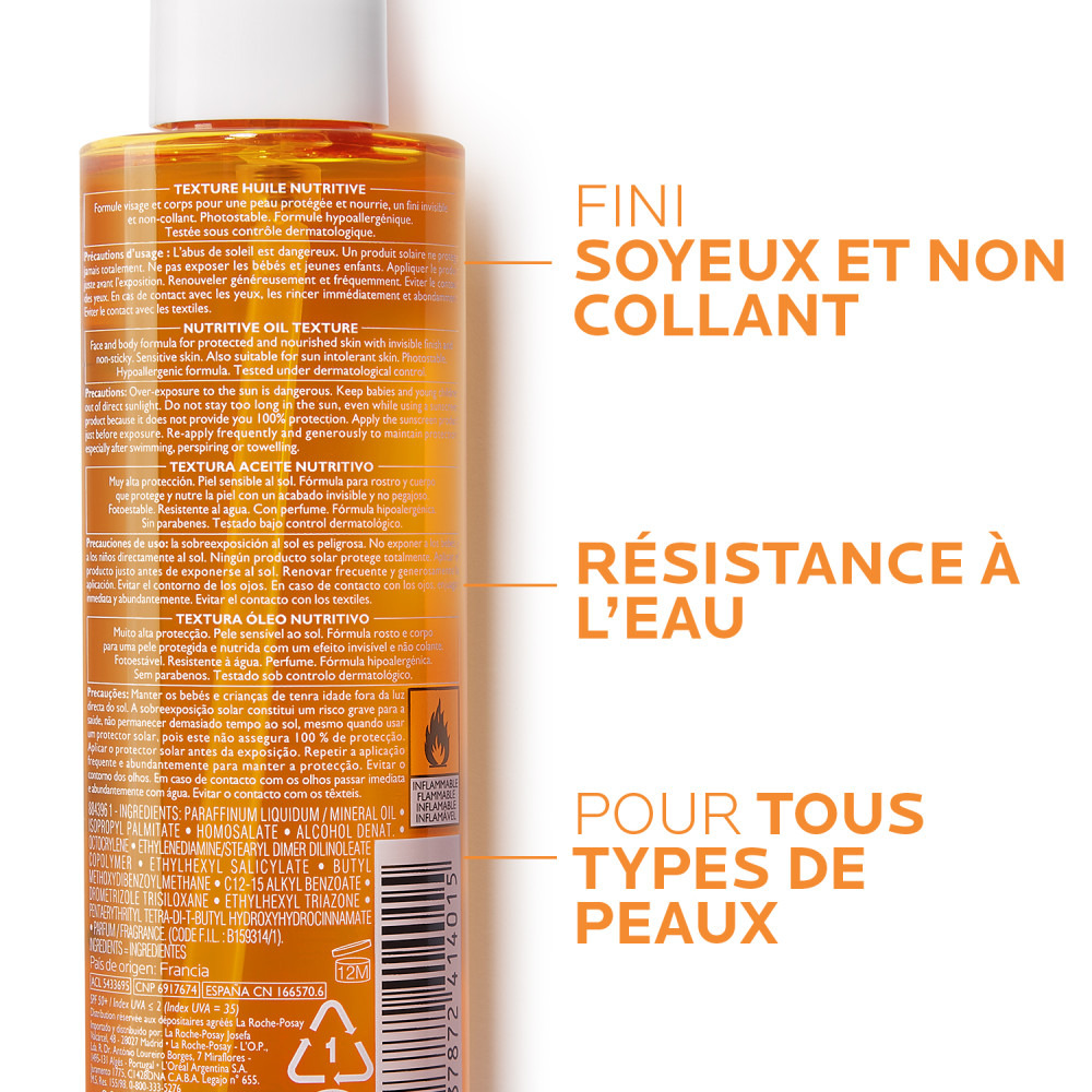 La Roche Posay Anthelios Xl Huile Protectrice Ip50+ 200ml