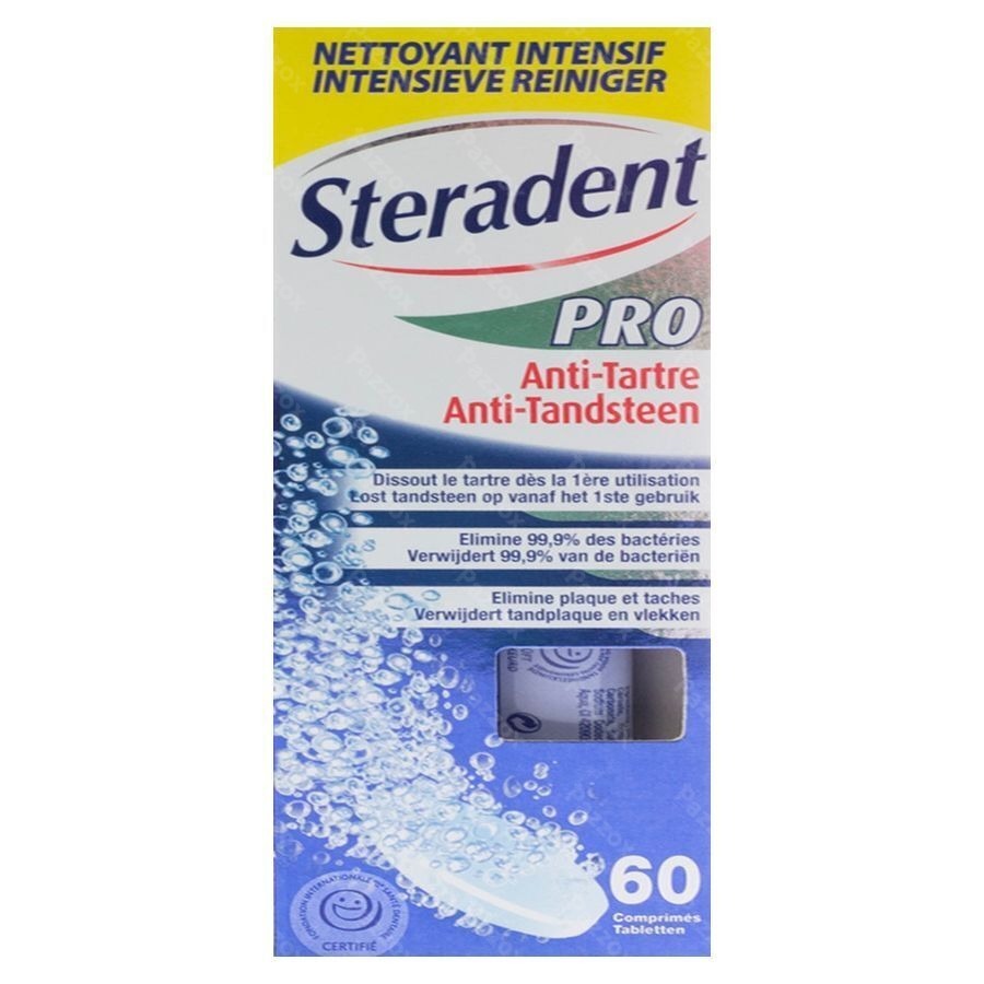 Steradent Anti-tartre Pro Comp 60