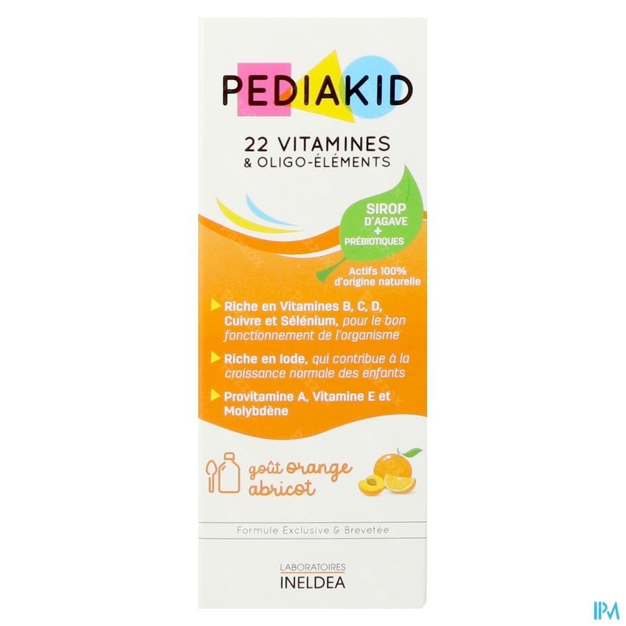 Pediakid 22 Vitamines & Oligo Elements Fl 125ml