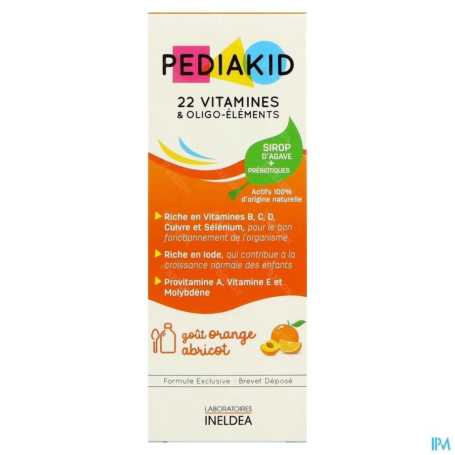 Pediakid 22 Vitamines & Oligo Elements Fl 125ml