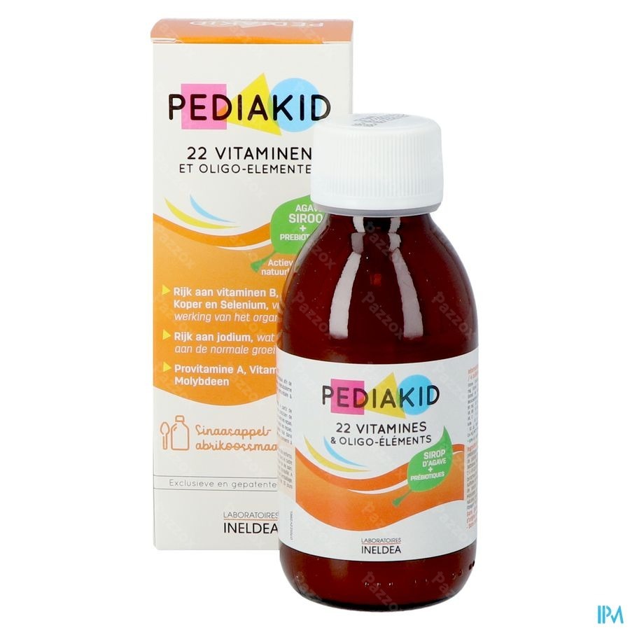 Pediakid 22 Vitamines & Oligo Elements Fl 125ml