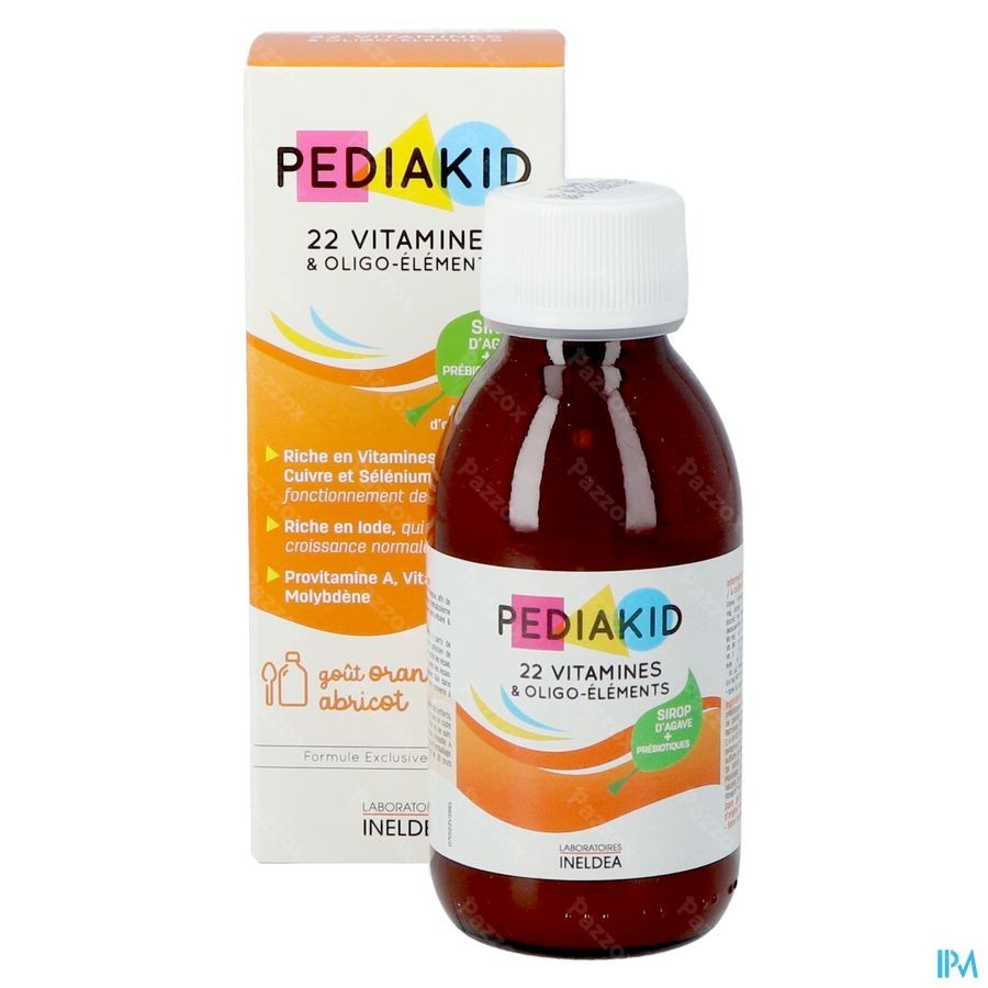 Pediakid 22 Vitamines & Oligo Elements Fl 125ml