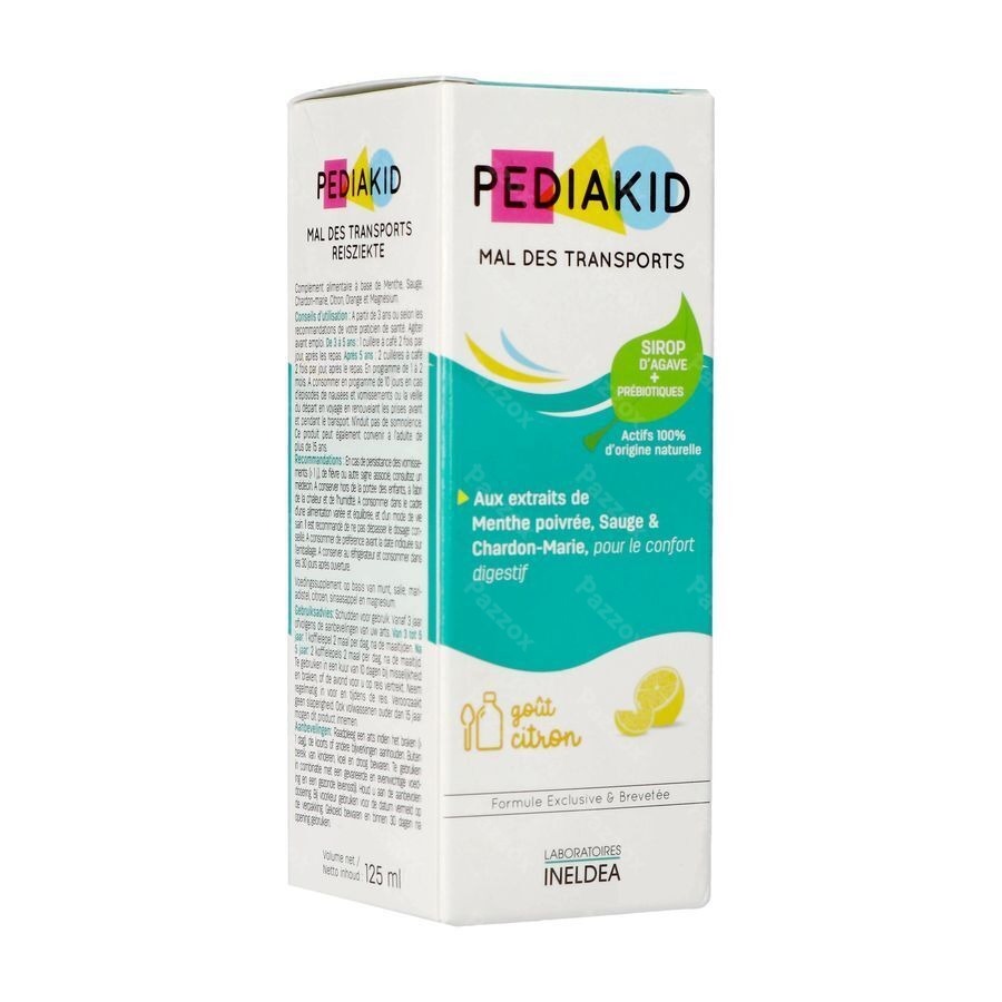 Pediakid Mal Des Transports Sol Buv Fl 125ml