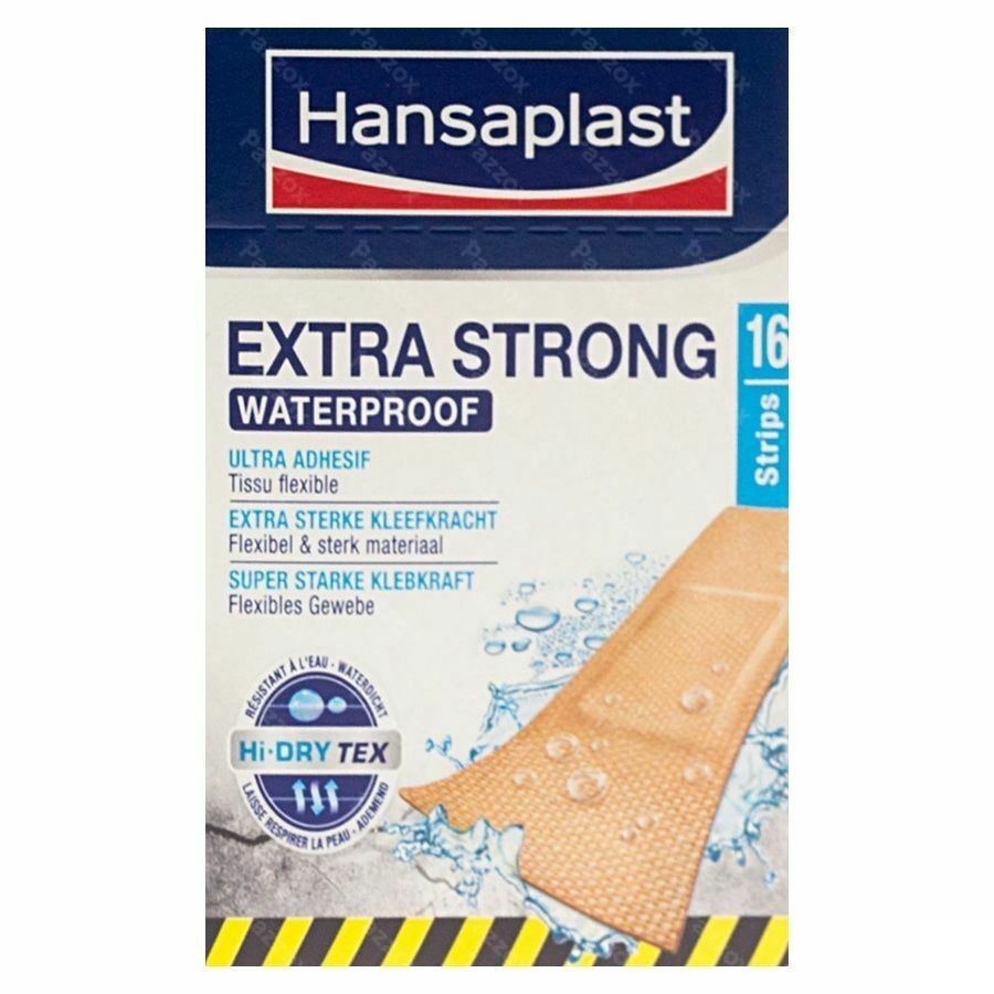 Hansaplast Extra Strong Waterproof Strips 16