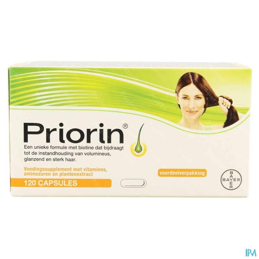 Priorin Voedingssupplement Anti Haaruitval Met Biotine 120 Capsules
