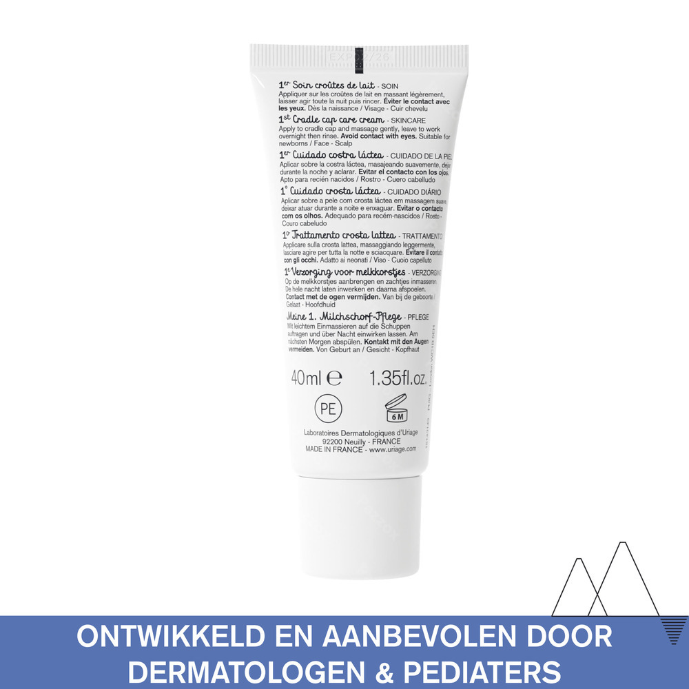 Uriage Bébé Crème Melkkorstjes Tube 40g