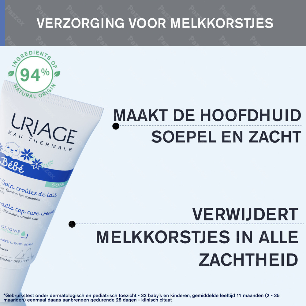 Uriage Bébé Crème Melkkorstjes Tube 40g
