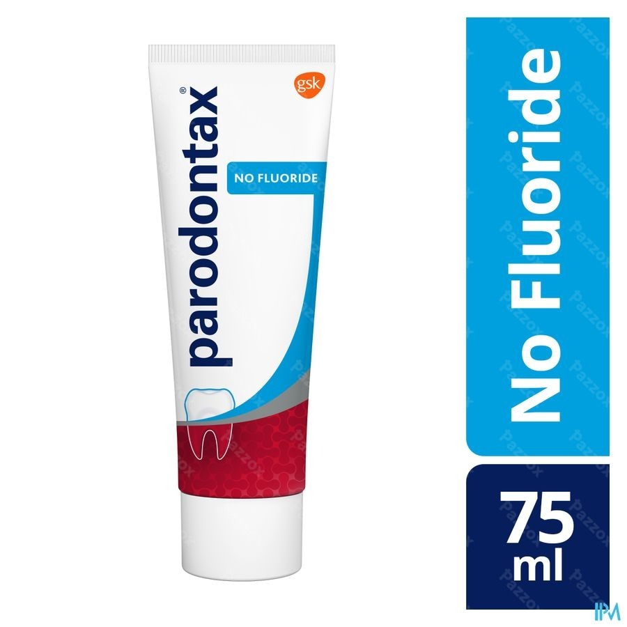 Parodontax No Fluoride fluoridevrije tandpasta 75ml