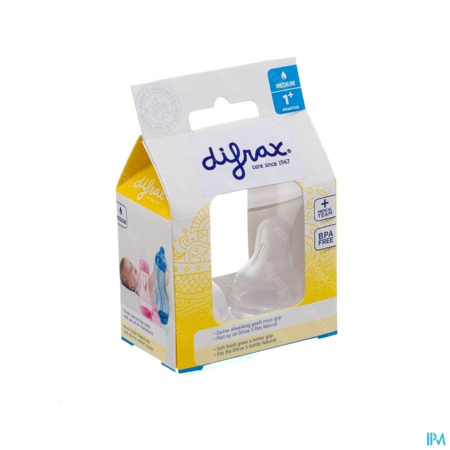Difrax Tetine Natural Medium 672
