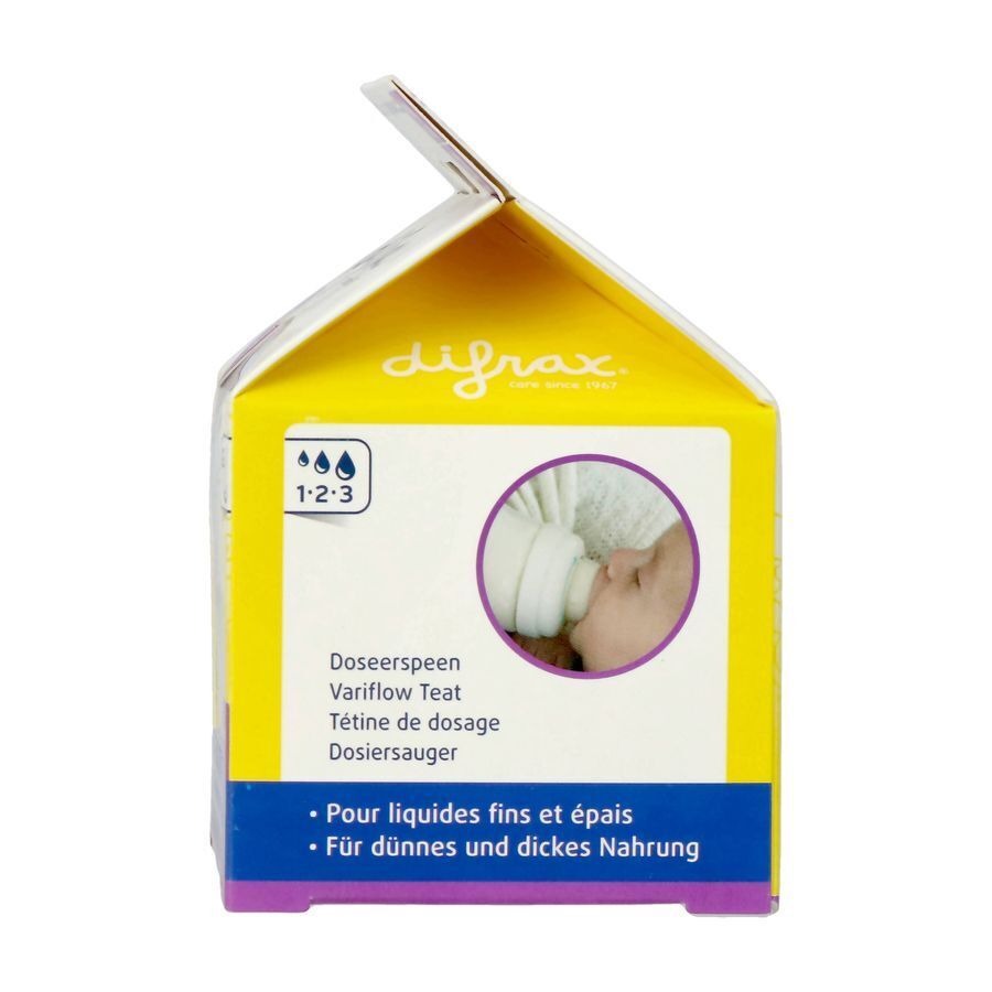 Difrax Tetine Natural Wide 1-2-3 677