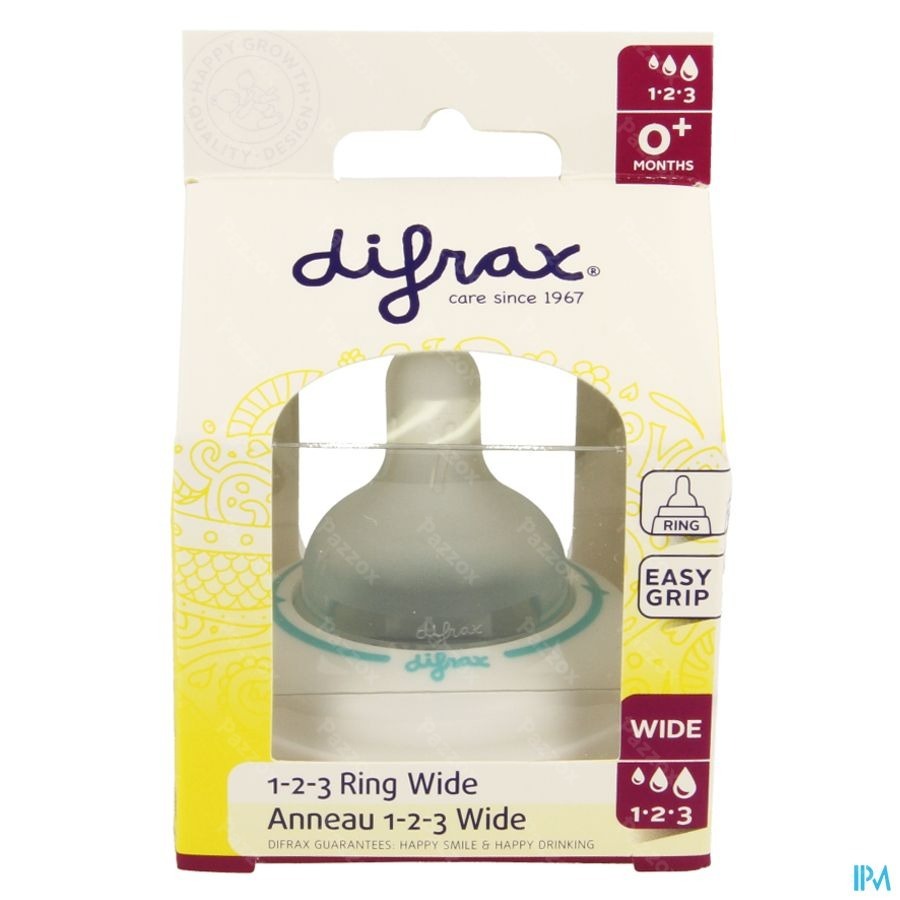 Difrax Bague De Serrage 1-2-3 Wide