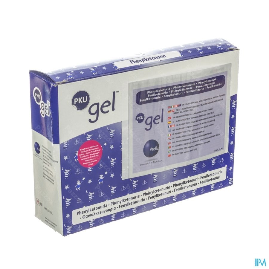 Pku Gel Framboos 30 X 24g