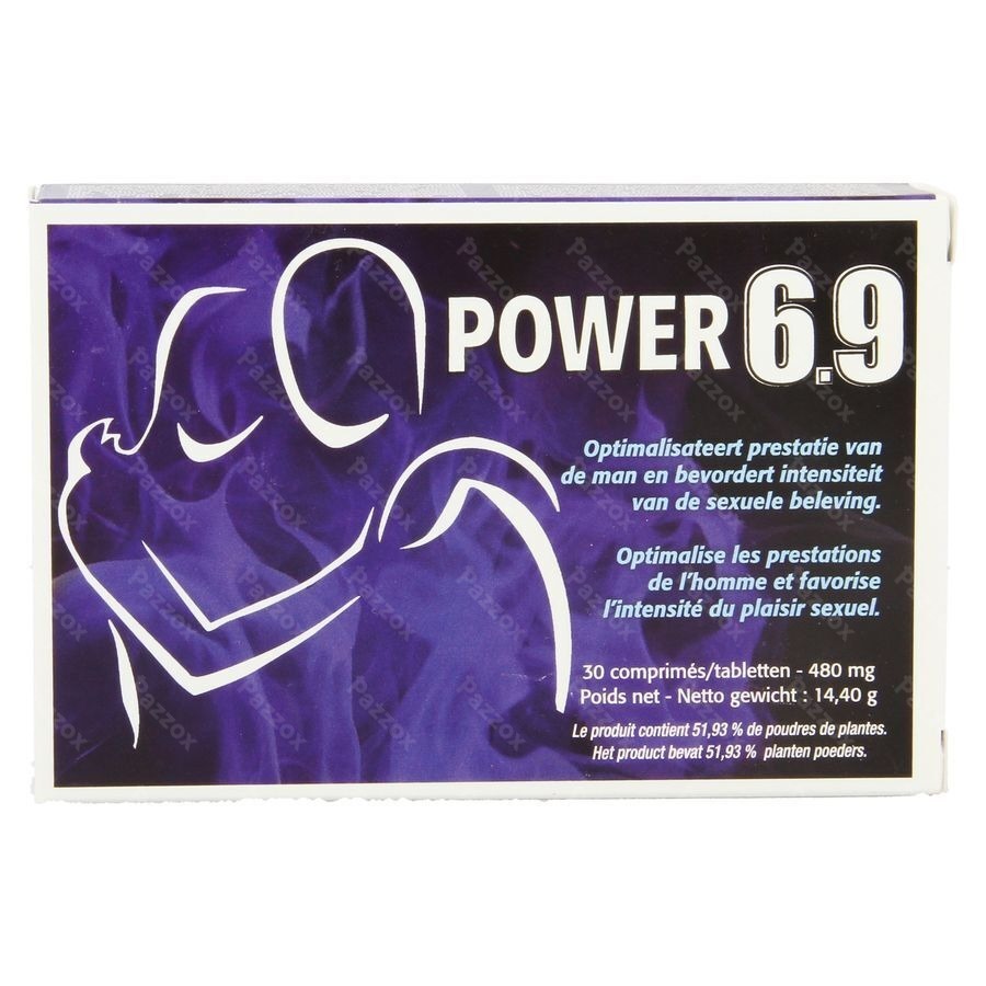 Power 6.9 Mannelijke Prestaties 30 Tabletten