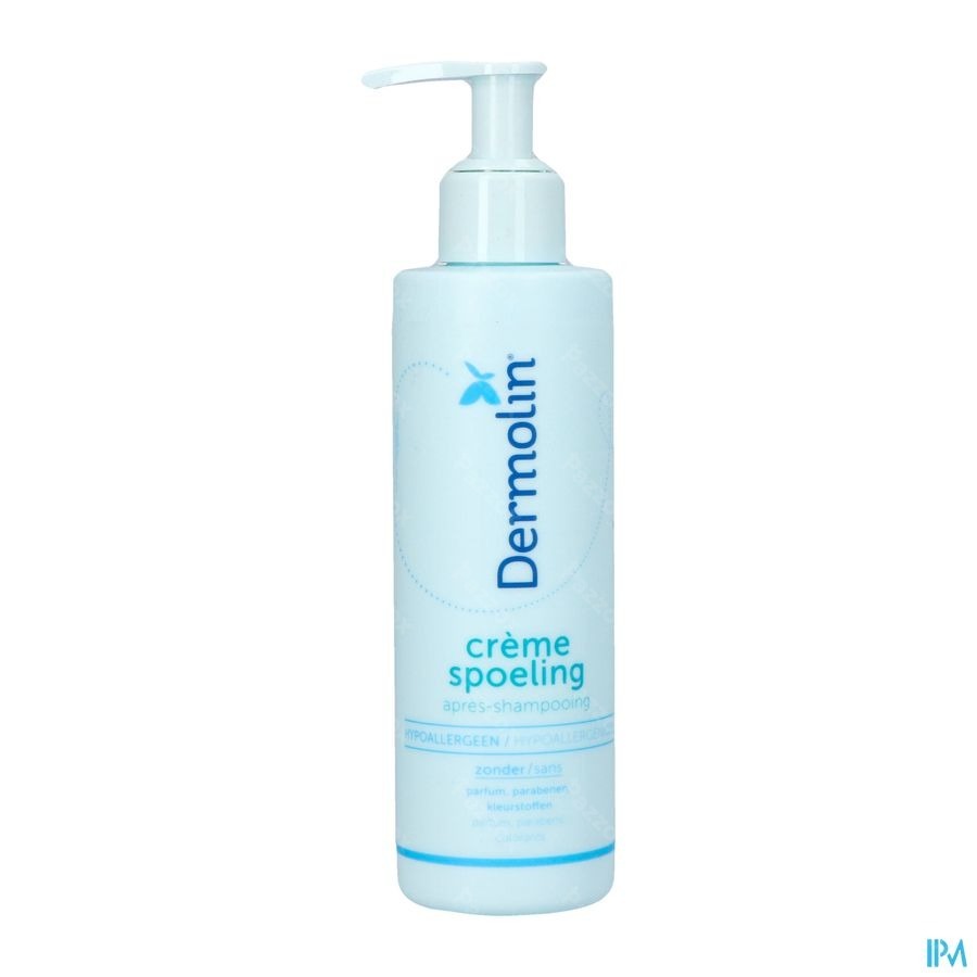 Dermolin Crèmespoeling Gevoelige Huid Parfumvrij Tube 200ml