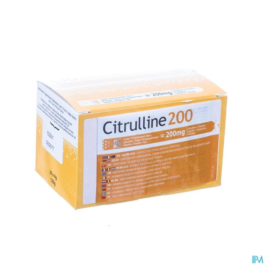 Citrulline 200 Pdr Zakje 30x4g