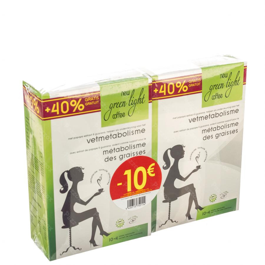 Green Light Coffee Sachets 14 40% Gratuit