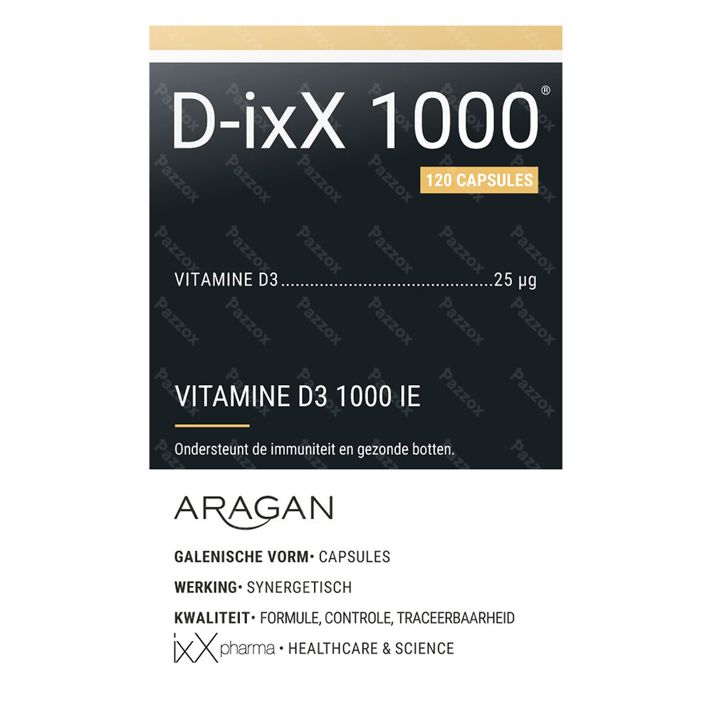 D-ixX 1000 IU 120 Capsules