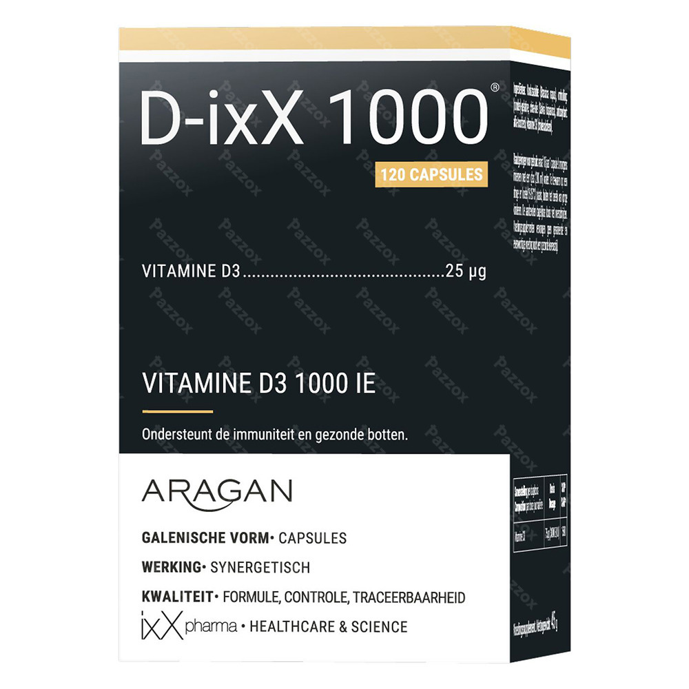D-ixX 1000 IU 120 Capsules