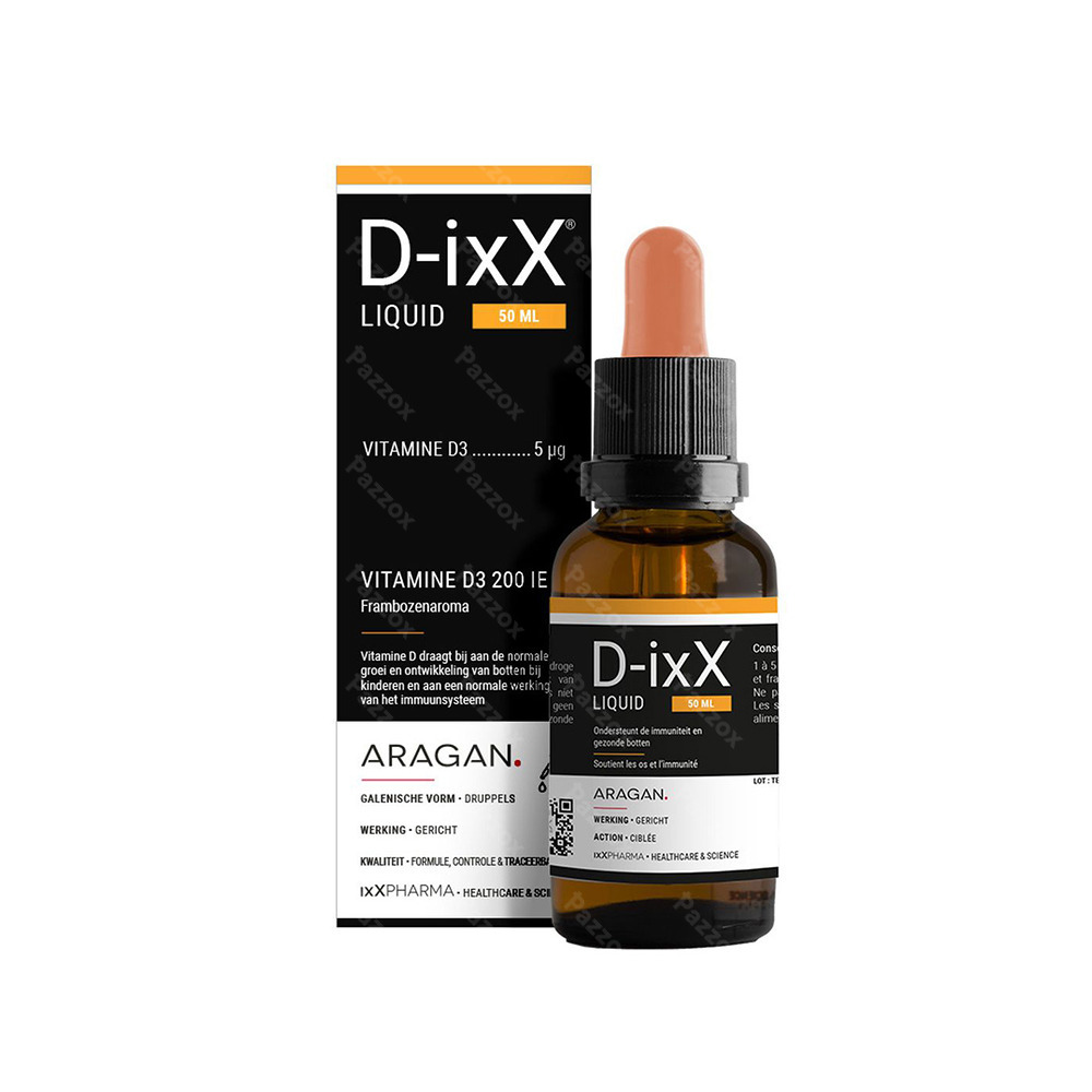 D-ixX Liquid Vitamine D Druppels 50ml