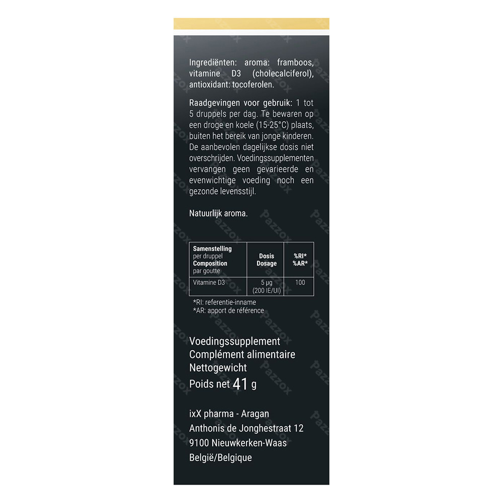 D-ixX Liquid Vitamine D Druppels 50ml
