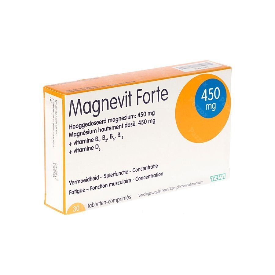 Magnevit Forte 450mg Tabl 30
