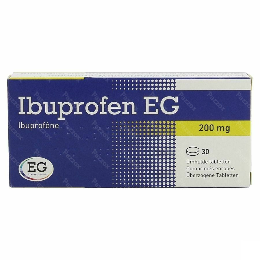 Ibuprofen EG 200mg 30 Comprimés