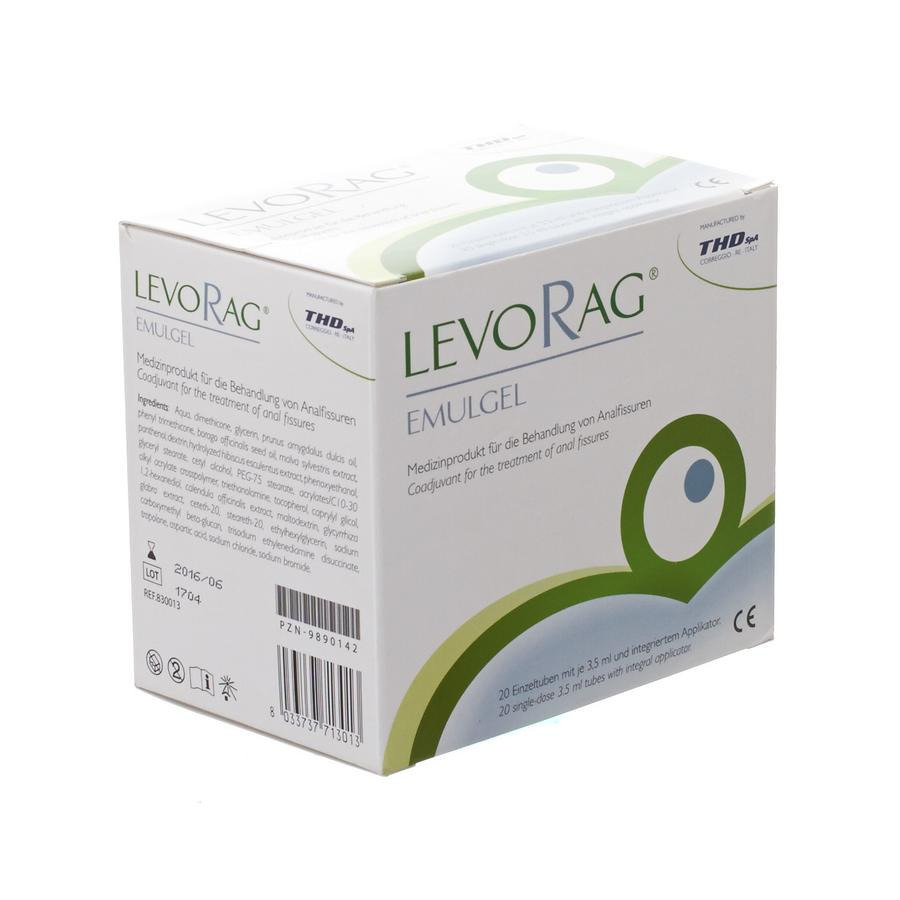 Levorag Emulgel Tube 20x3,5ml 830013